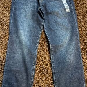 Gap girlfriend mid rise jeans size 26